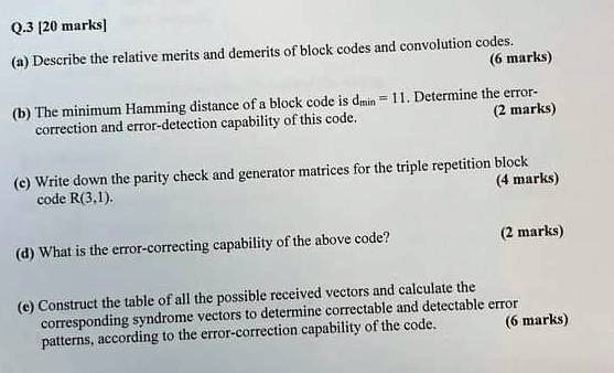 SOLVED: Q.3 [20 marks] aDescribe the relative merits and demerits of ...