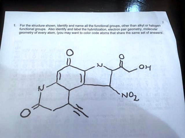 Video Solution: 1.for The Structure Shown, Identify And Name All The 