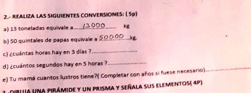 SOLVED: Me ayudan con el punto 5 porfavor Yoscnibuuiprocedimienlo segunuo  tanscurriuo más rápido que Podro? éPor 'que? Velocida] Fshpe: 4SKinlh  (ooomlkm] Resuelve las siguientes situaciones Anita s0 demoró hora y 45  minutos