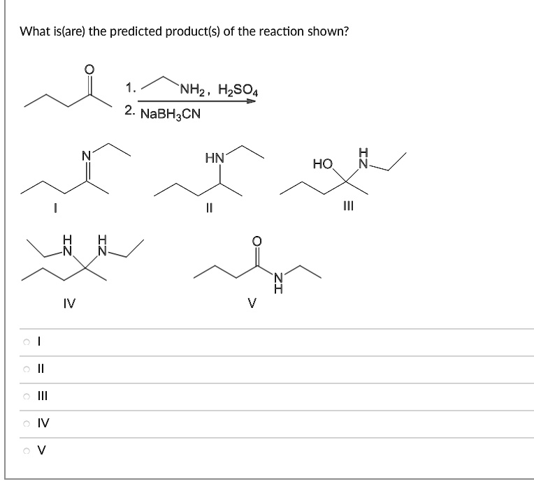 SOLVED: What is (are) the predicted product(s) of the reaction shown ...