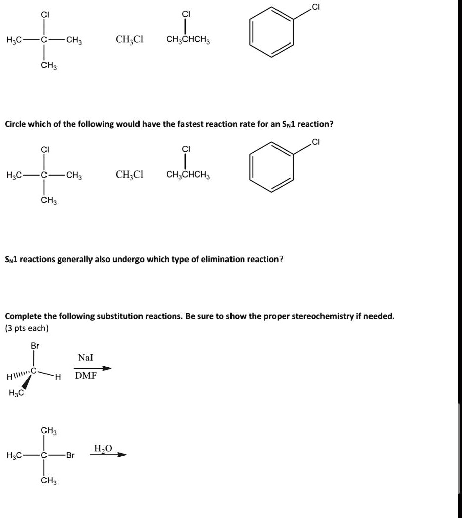 SOLVED: CI HgC CH3 CHCl CH3CHCH3 CH3 Circle which of the following ...