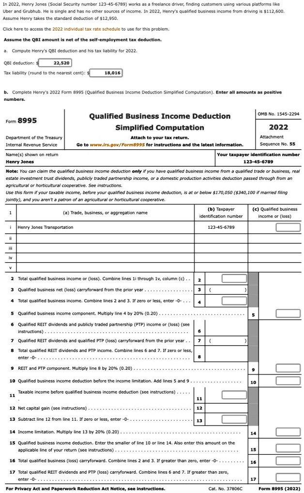 In 2022, Henry Jones (Social Security number 123456789) works as a