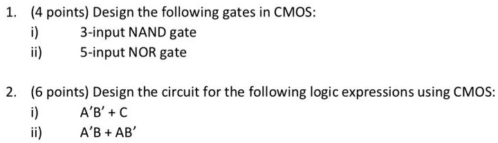 design 2 input nand gate using cmos logic and explain it