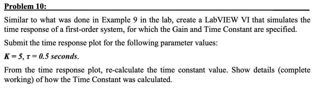 SOLVED: Problem L: Similar To What Was Done In Example 9 In The Lab ...