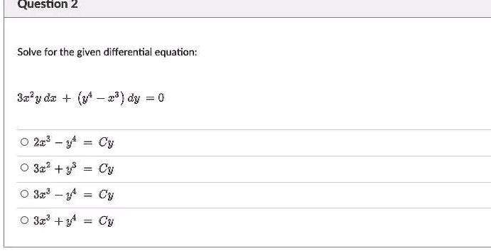 queston 2 solve for the given differential equation 32 y d  2 d 0 22  y cy 32 cy 82  cy 32 y cy 00817