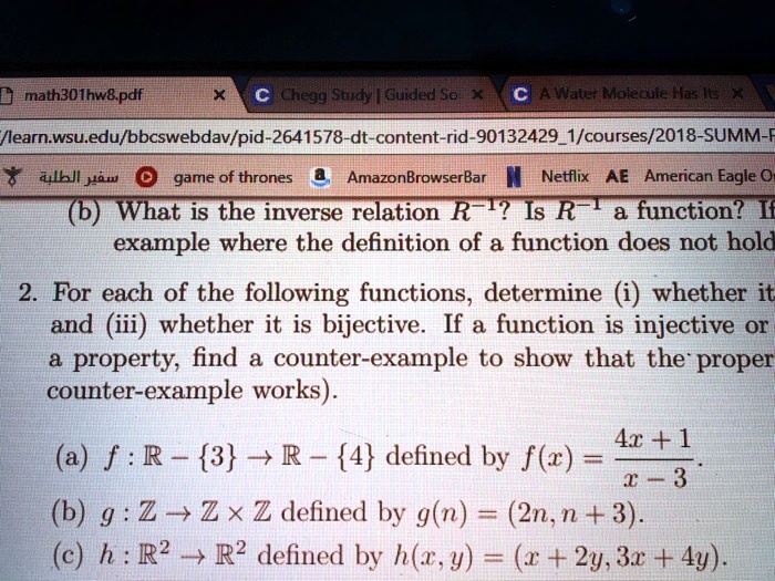 Solved Dmath30lhwg Pdf Chegg Study Guided So A Water Moleale Has Its Learn Wsu Edu cswebdav Pid Dt Content Rid 1 Courses 18 Summ Ulbll Xiw 0 Game Of Thrones Amazonbrowserbar M Netflix Ae American Eagle 0 What Is The Inverse