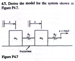 47 derive the model for the system shown in figure p47 32646