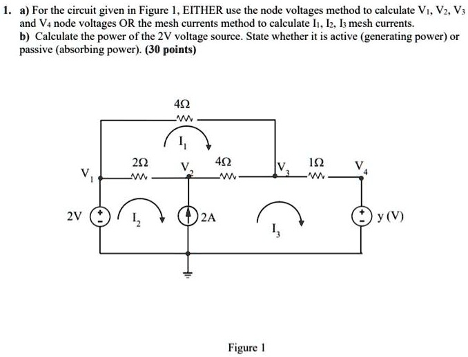 SOLVED for y=5 1.aFor the circuit given in Figure l.EITHER use the