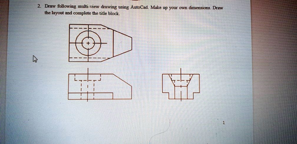 Solved: Draw This On Autocad And Take Screenshot Of It 2. Draw 