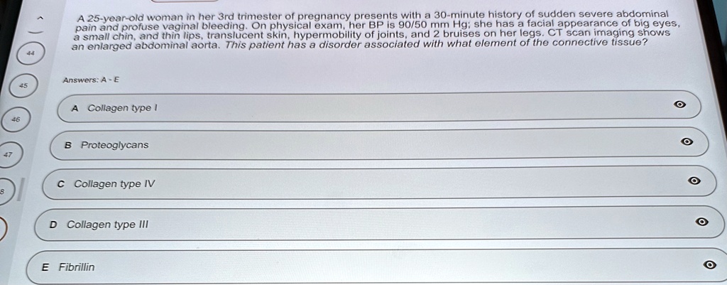 a 25 year old woman in her 3rd trimester of pregnancy presents with a ...