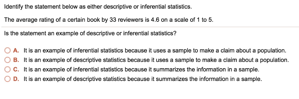 solved-identify-the-statement-below-as-either-descriptive-or-inferential-statistics-n-the