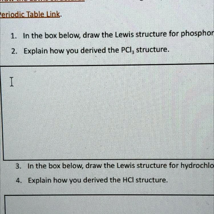 Lewis Structure Periodic Table