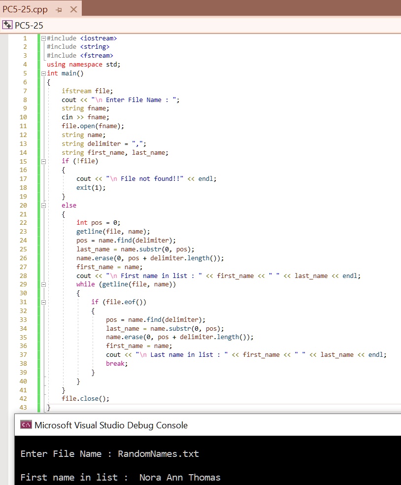 PC5-25.cpp PC5-25 #include #include #include using namespace std; int ...