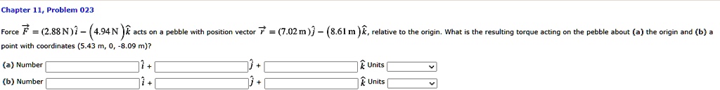 Solved Chapter 11 Problem 023 A Force Of 2 88n In The Z Direction And