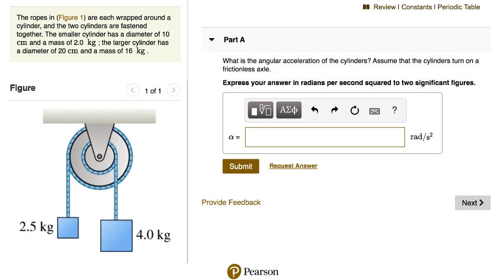 SOLVED The ropes in (Figure 1) are each wrapped around a cylinder, and