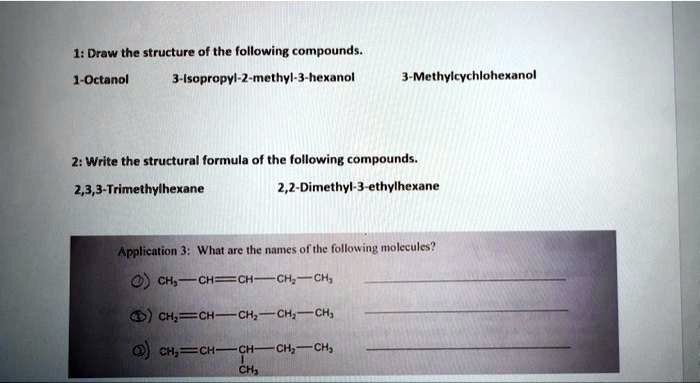 write the structural formula of 2 3 5 trimethylhexane