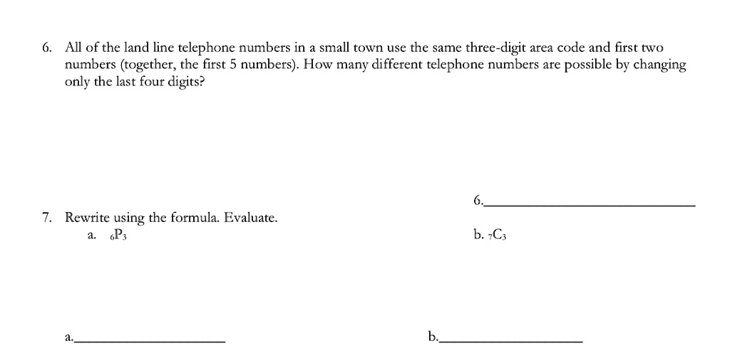 all-of-the-land-line-telephone-numbers-in-a-small-tow-solvedlib