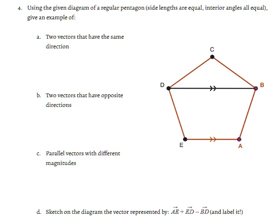 Usingthe given diagram of & regular pentagon (sid… - SolvedLib