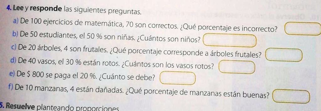 SOLVED: lee y responde las siguientes preguntas porfavor Lee y responde