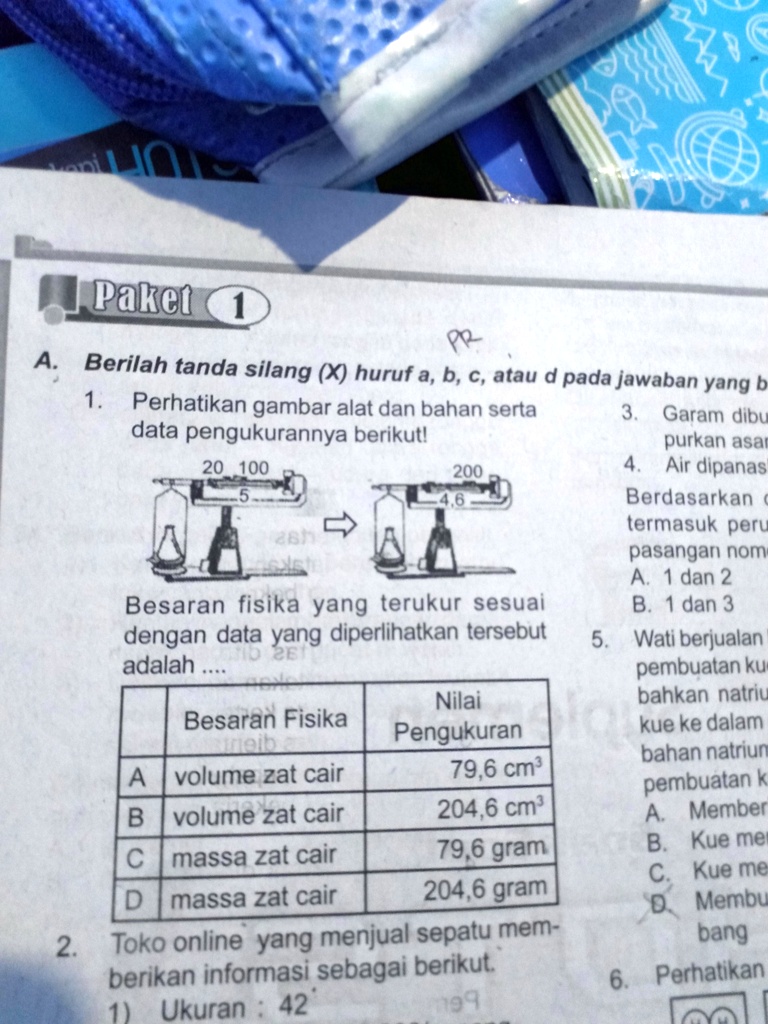 SOLVED: Tolong Bantu Jawab Yang Nomer 1 Dong. Makasiih Paked A. Berilah ...