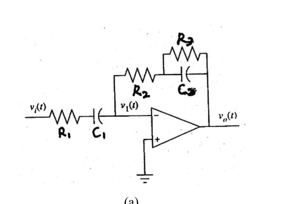 SOLVED: Find the transfer function of the given op amp circuit