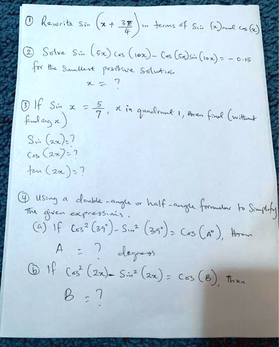 SOLVED: Text: Rewrite the equation and solve for S: (5x) = Cs (tox ...