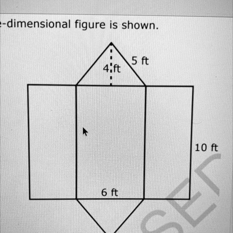 SOLVED "A net of a threedimensional figure is shown. What is the