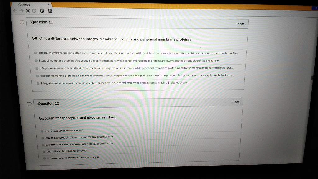 SOLVED:Canas xci0 Question 11 2 pts Which is difference between ...