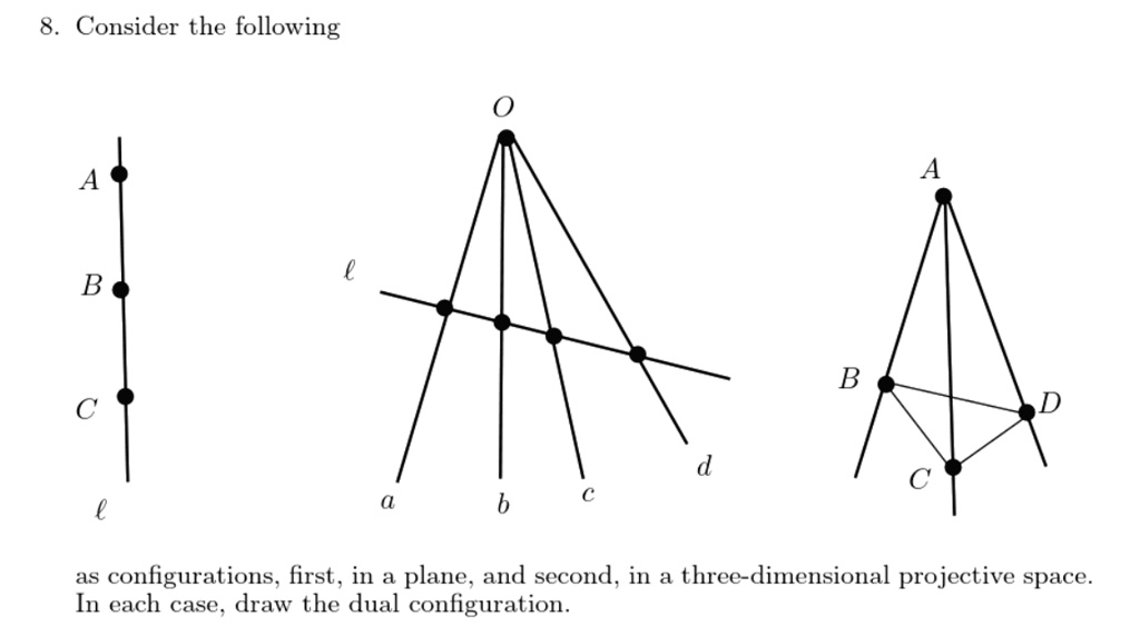 SOLVED: 8 . Consider the following B B as configurations, first, in a ...