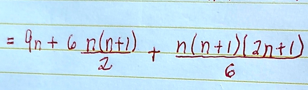 = 9n + (6n(n+1))/(2) + (n(n+1)(2n+1))/(6)