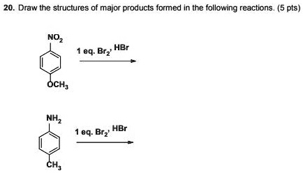 SOLVED: Draw the structures of major products formed in the following ...