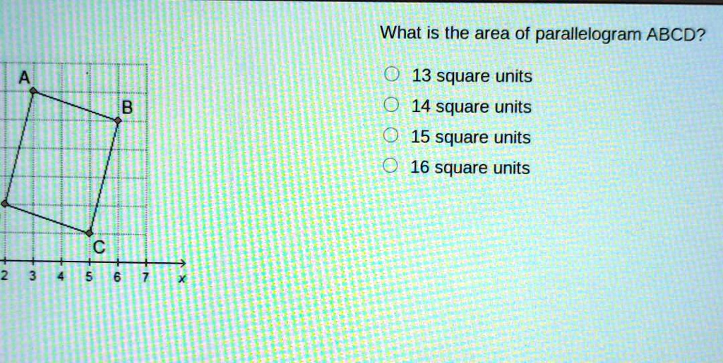 i need help with this what is the area of parallelogram abcd 13 