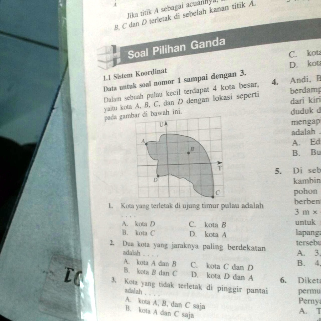 SOLVED: Dua Kota Yang Jarak Nya Berdekatan Adalah Acuanmy E Sebagai ...