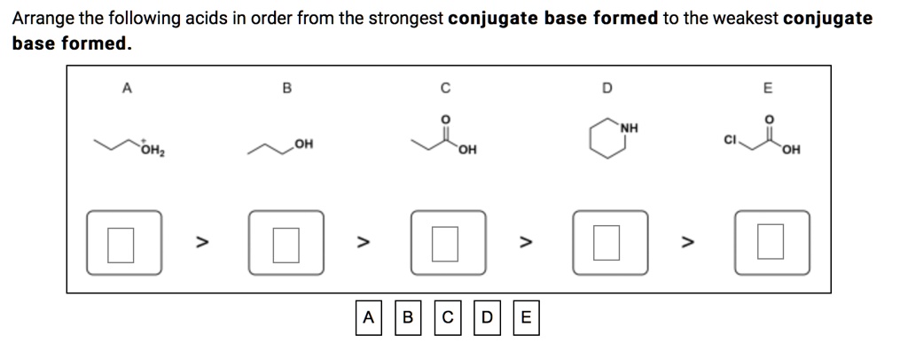 Arrange The Following Acids In Order From The Stronges… - Itprospt Arrange The Following Acids In Order From The Stronges… - Itprospt