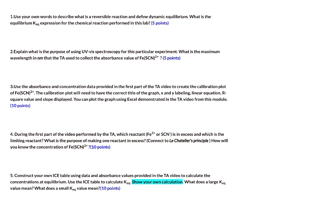 SOLVED Use your own words to describe what a reversible reaction is