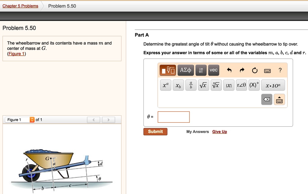 Chapter 5 Problems Problem 5.50 Problem 5.50 Part A The wheelbarrow and