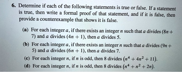 solved-6-determine-if-each-of-the-following-statements-is-true-or