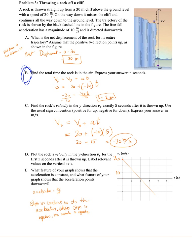Physics Problem Please Help with Problem 3 Part B and C Problem 3
