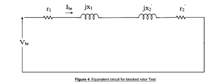 [GET ANSWER] Vbr Ibr jX1 r1 jx2 r2 Figure 4: Equivalent circuit for ...