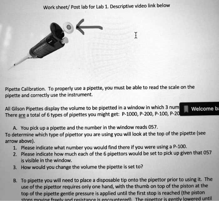 SOLVED Worksheet/Post Lab for Lab 1 Descriptive Video Link Below