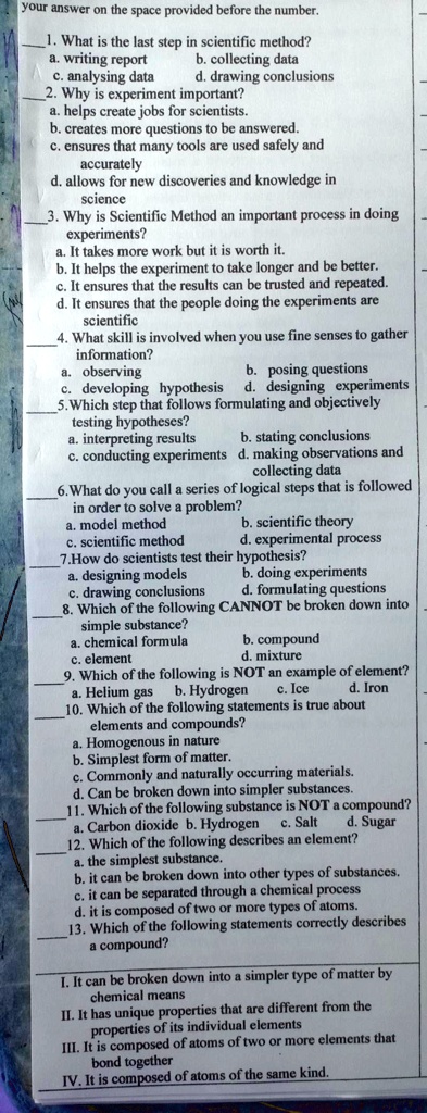 summative assessment 2 science 7 your answer on the space provided ...