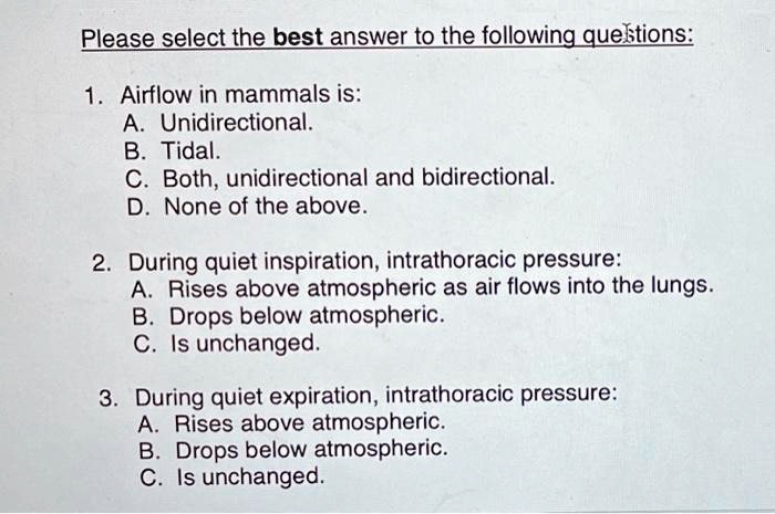 SOLVED: Please Select The Best Answer To The Following Questions: 1 ...