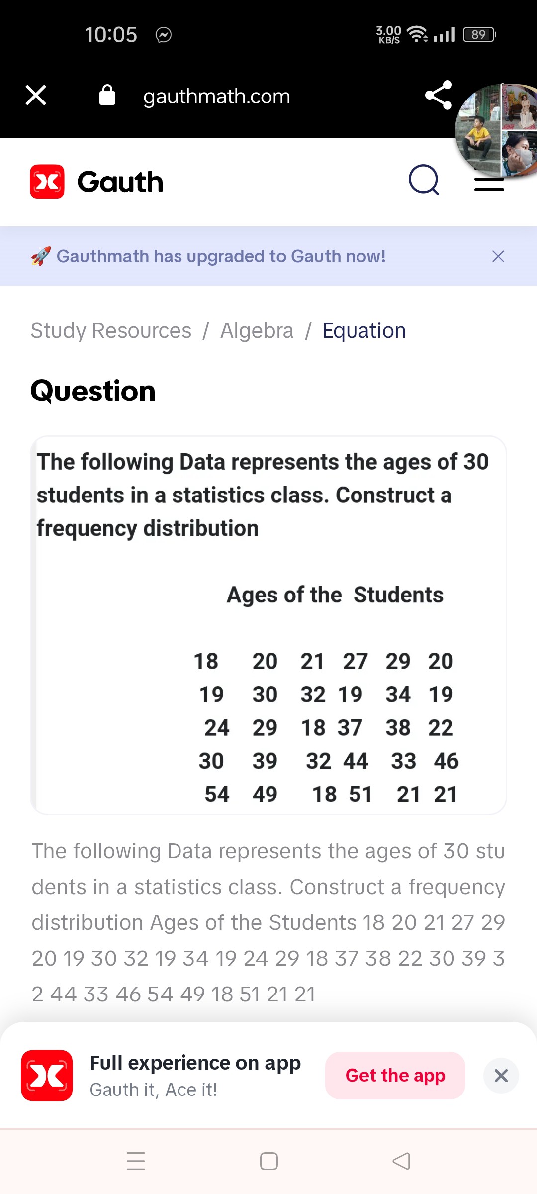 gauthmath.com x Gauth Gauthmath has upgraded to Gauth now! Study ...