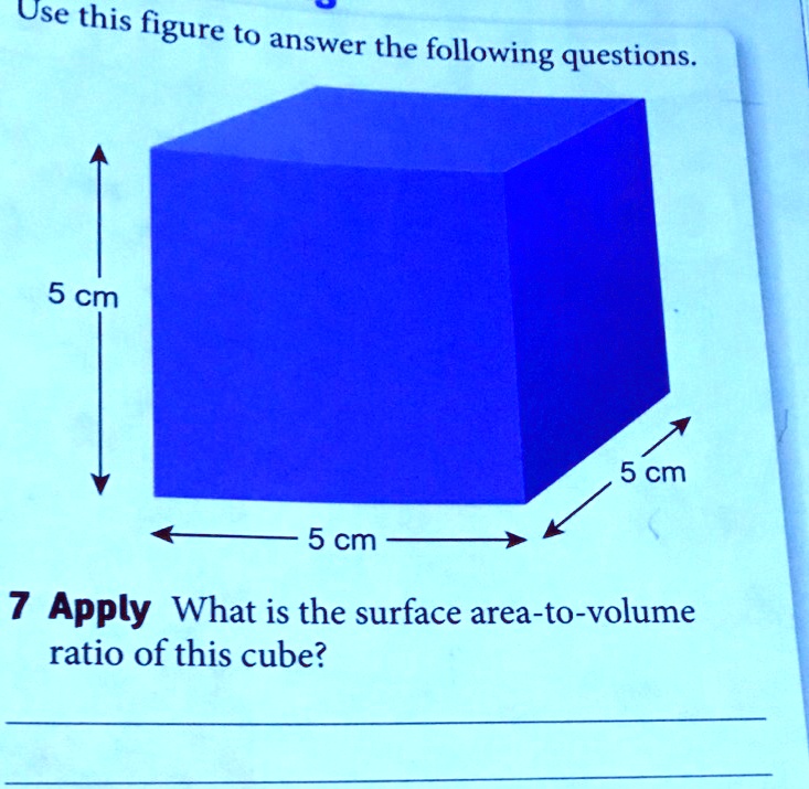 Cube Surface Area To Volume Ratio
