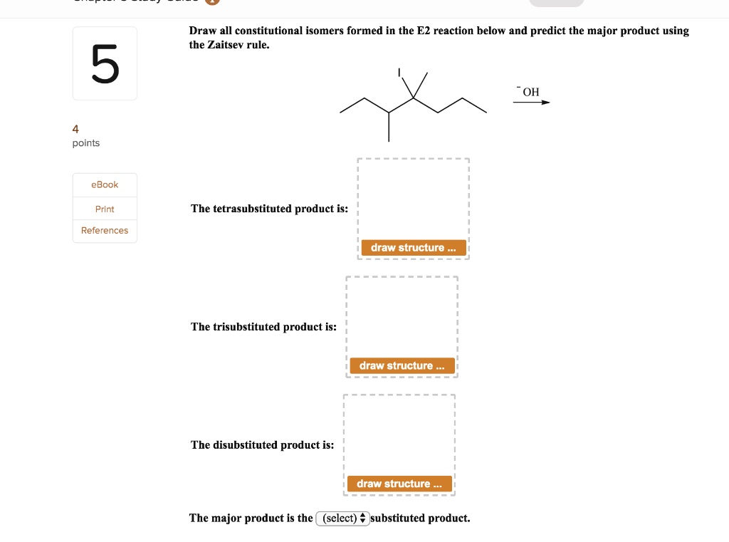 Draw The Major Product Formed The Following Reaction