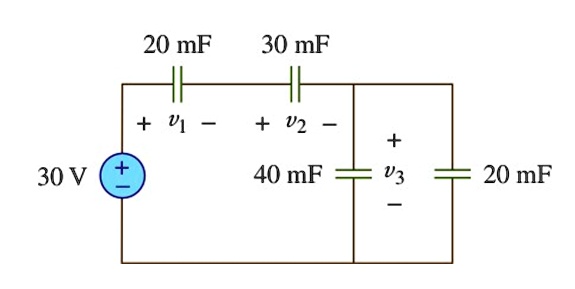 SOLVED: For The Circuit Given Below Calculate The Voltages V1, V2, And ...