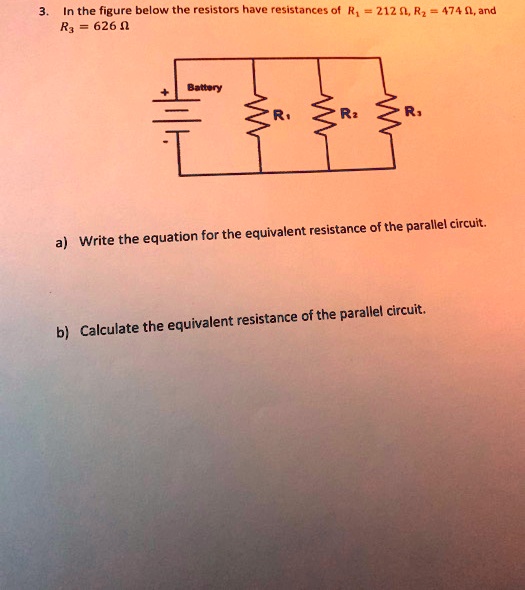 Parallel Circuit Equivalent Resistance Equation