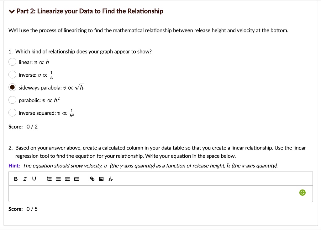 solved-part-2-linearize-your-data-to-find-the-relationship-we-il-use