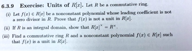 PDF) On Some Properties of Polynomial Rings