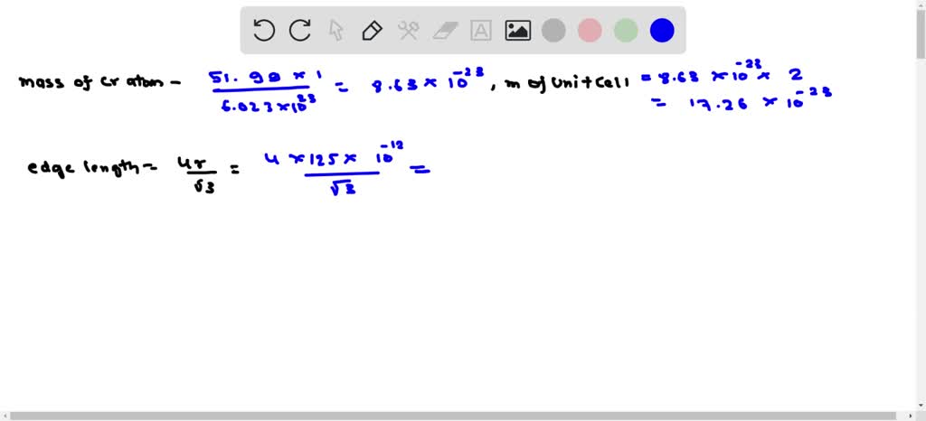 SOLVED: Chromium forms a body centered cubic unit cell. If the radius ...